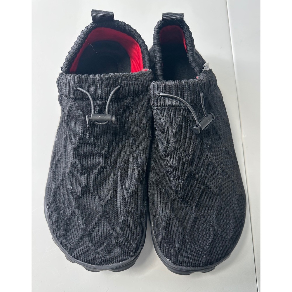 Nimbao Barefoot Shoes Black Knit Minimalist Slip On Sneakers Size 42